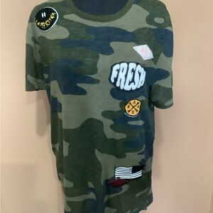 Camouflage California Rag Women’s Medium T-Shirt